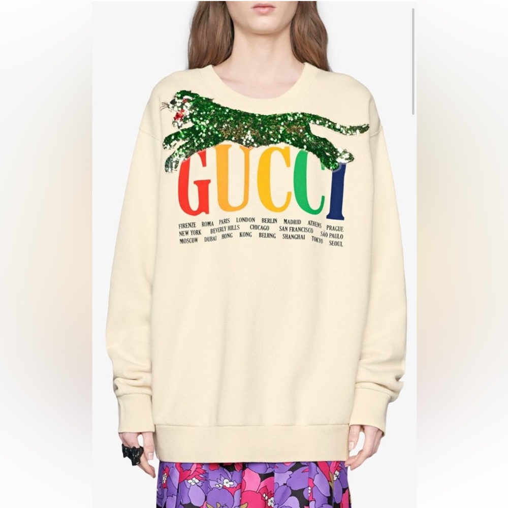 🚨FLASH SALE! GUCCI CITIES SWEATSHIRT 😍
